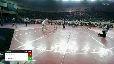 200 lbs Quarterfinal - Destry Lujan, Yukon vs Ritson Meyer, Elgin Wrestling