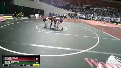 4A-170 lbs Champ. Round 1 - Wyatt Petley, Marshfield vs David Griffith, Philomath