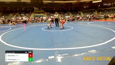 80 lbs Round Of 32 - Jaxon Sanchez, Hawkeye WC vs Gunner Thompson, Nebraska Elite