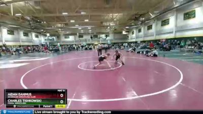 126 lbs Cons. Round 4 - Aidan Dahmus, Dickinson Wrestling Club vs Charles Tishkowski, Fossil Wrestling