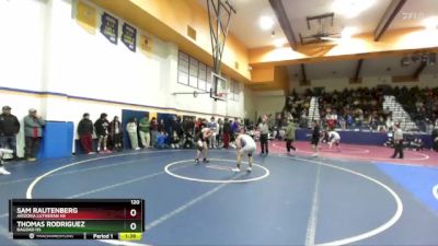 120 lbs Round 5 - Thomas Rodriguez, Bagdad HS vs Sam Rautenberg, Arizona Lutheran HS