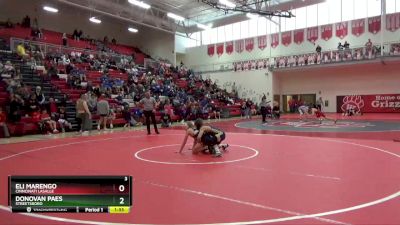 132 lbs Round 3 - Donovan Paes, Streetsboro vs Eli Marengo, Cinncinati LaSalle