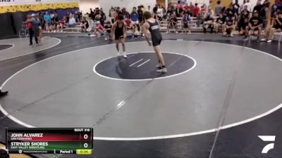 144 lbs Cons. Round 4 - John Alvarez, San Fernando vs Stryker Shores, East Valley Wrestling