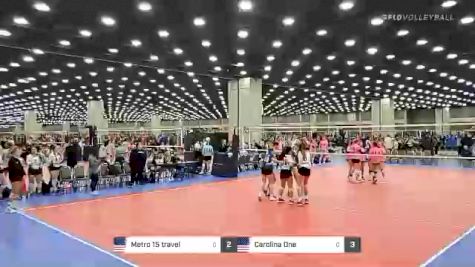 Metro 15 travel vs Carolina One - 2022 JVA World Challenge presented by Nike - Expo Only