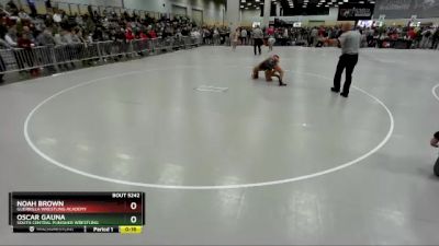 106 lbs Cons. Round 7 - Noah Brown, Guerrilla Wrestling Academy vs Oscar Gauna, South Central Punisher Wrestling