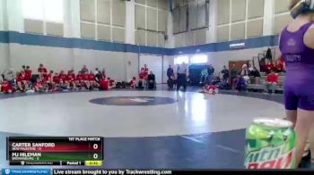 75 lbs Placement (4 Team) - MJ Hileman, Brownsburg vs Carter Sanford, New Palestine