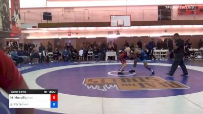 77 kg Consolation - Mason Manville, Nittany Lion Wrestling Club vs Jesse Porter, New York Athletic Club