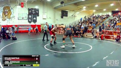 182 lbs Champ. Round 2 - Dylan Baetsle, La Canada vs Abel Gonzalez, Segerstrom