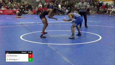 113 lbs Champ. Round 3 - Kaiyon Mckinney, Elyria vs Simon Dominguez, Detroit Catholic Central