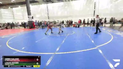 160 lbs Cons. Round 1 - Logan Dozier, Virginia Beach vs Jared Galang, Lil Bro Wrestling Club