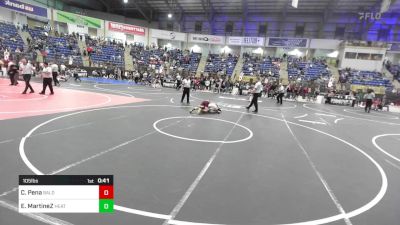 105 lbs Consi Of 8 #1 - Christian Pena, Bald Eagle Wrestling vs Eloy MartineZ, Heaton Middle School