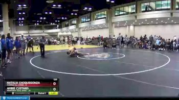 120 lbs Round 9 (10 Team) - Ambie Custard, Nebraska Tidal Wave vs Natalia Choquegonza, Florida All-Stars