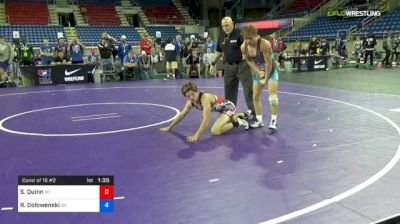 120 lbs Consi Of 16 #2 - Sterling Quinn, Montana vs Rhett Golowenski, Oklahoma