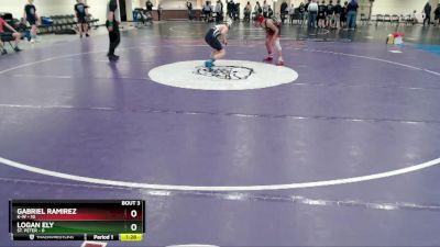 105 lbs Round 3 (3 Team) - Logan Ely, St. Peter vs Gabriel Ramirez, K-W