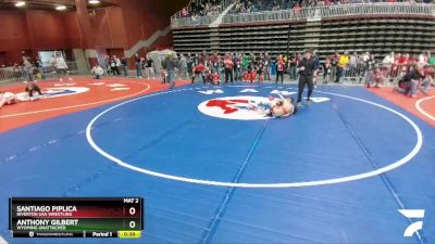 71 lbs Quarterfinal - Santiago Piplica, Riverton USA Wrestling vs Anthony Gilbert, Wyoming Unattached