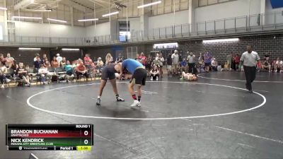 180 lbs Round 1 - Nick Kendrick, Panama City Wrestling Club vs Brandon Buchanan, Unattached