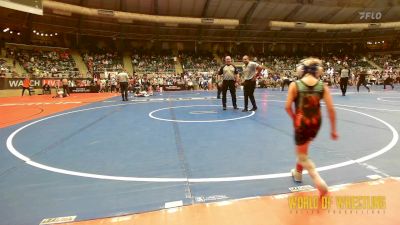 46 lbs Consi Of 16 #2 - Colton Wilson, Bartlesville Wrestling Club vs Owden Fowler, Chandler Takedown Club