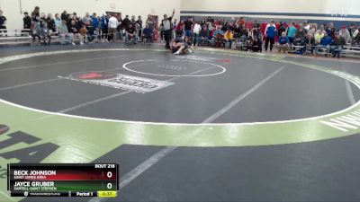 107 lbs Cons. Round 2 - Beck Johnson, Saint James Area vs Jayce Gruber, Sartell-Saint Stephen