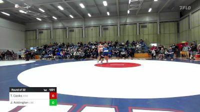 222 lbs Round Of 32 - Trey Cooks, Atascadero vs Jesse Addington, Liberty