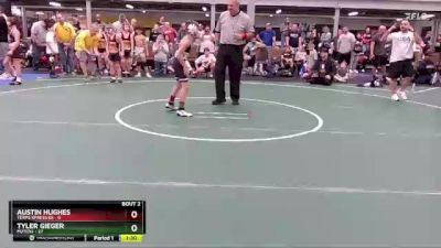 72 lbs Round 1 (8 Team) - Tyler Gieger, M2TCNJ vs Austin Hughes, Terps Xpress ES