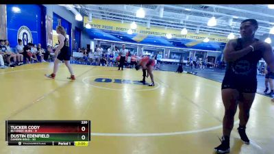 220 lbs Round 6 (8 Team) - Tucker Cody, Bu-Creek-Burg vs Dustin Edenfield, Camden Gold