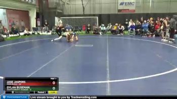 125 lbs Round 1 (6 Team) - Jase Jaspers, Iowa Black vs Dylan Buseman, South Dakota Thunder