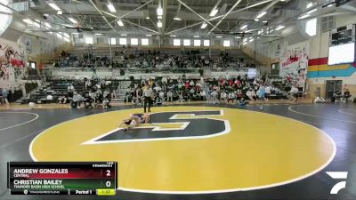 126 lbs Semifinal - Christian Bailey, Thunder Basin High School vs Andrew Gonzales, Central