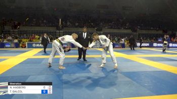 THIAGO DALCOL vs NATHAN HAGBERG 2019 Pan Jiu-Jitsu IBJJF Championship