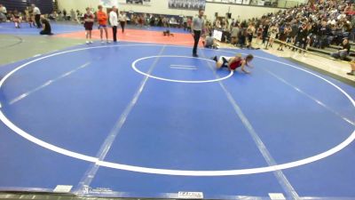 70 lbs Quarterfinal - Elizabeth Lavender, Searcy Youth Wrestling Club vs Lane Green, Mighty Bluebirds