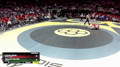 D3-120 lbs Semifinal - Logan Dean, Bethel-Tate vs Trevor Wilcox, Otsego