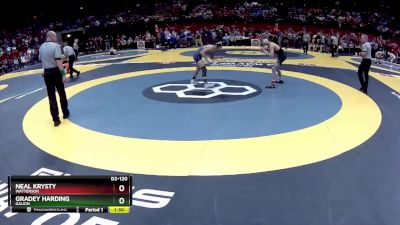 D2-120 lbs Semifinal - Neal Krysty, Watterson vs Gradey Harding, Galion