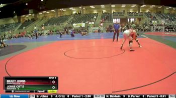 147 lbs Round 2 (4 Team) - Brady Johns, Mountain View vs Jorge Ortiz, Ridgeview