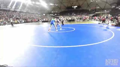 3A 220 lbs Champ. Round 2 - Hunter Tibodeau, Shorewood vs Preston Wentling, Ridgeline