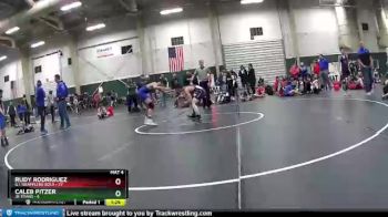 110 lbs Round 5 (6 Team) - Rudy Rodriguez, G.I. Grapplers Gold vs Caleb Pitzer, Jr Titans