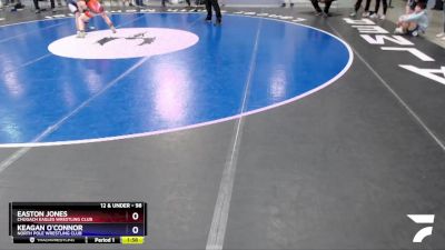 98 lbs X Bracket - Keagan O`Connor, North Pole Wrestling Club vs Easton Jones, Chugach Eagles Wrestling Club