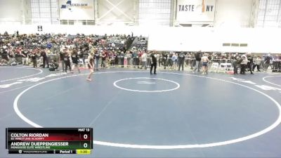 90 lbs Semifinal - Andrew Dueppengiesser, Mongoose Elite Wrestling vs Colton Riordan, B2 Wrestling Academy