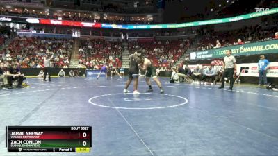 3A-285 lbs Cons. Round 4 - Jamal Neeway, Waukee Northwest vs Zach Conlon, Dubuque Hempstead