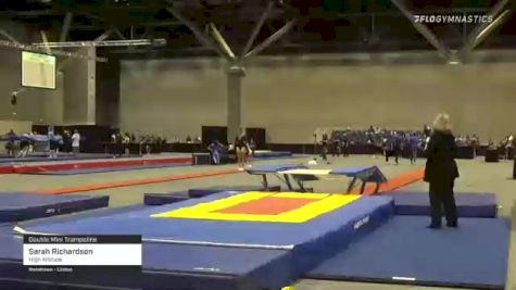 Sarah Richardson - Double Mini Trampoline, High Altitude - 2021 USA Gymnastics Championships