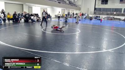 65 lbs Finals (2 Team) - Isaac Arnold, TMBWWG vs Wrestler Weinrich, Alternate #2