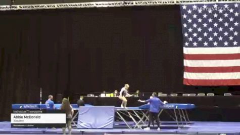 Abbie McDonald - Individual Trampoline, Wasatch - 2021 USA Gymnastics Championships