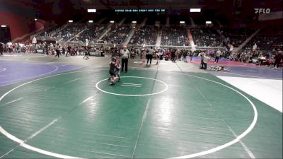 46 lbs Quarterfinal - Brayson Underdahl, Casper WC vs Jayde Red Tomahawk, Heights WC