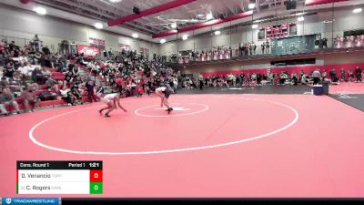 126 lbs Cons. Round 1 - Colton Rogers, Kamiakin vs David Venancio, Toppenish