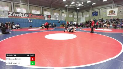 157 lbs Round Of 64 - Pedro Coronado, Paso Robles vs Jose Rodriguez, Victor Valley S