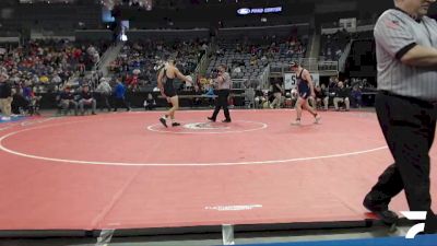 182 lbs Quarterfinal - Caden Brewer, Brownsburg vs Braxton Schaefer, Heritage Hills