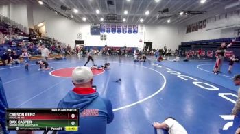 53 lbs 3rd Place Match - Dax Casper, Green River Grapplers vs Carson Renz, Douglas WC