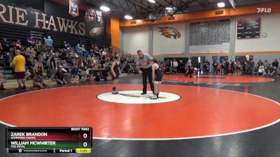 N-22 lbs Quarterfinal - William Mcwhirter, The Royal vs Zarek Brandon, Hammerin Hawks