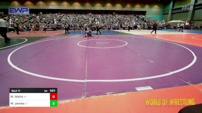 125 lbs Semifinal - Madison Watts, Team Aggression vs Mekala James, Central