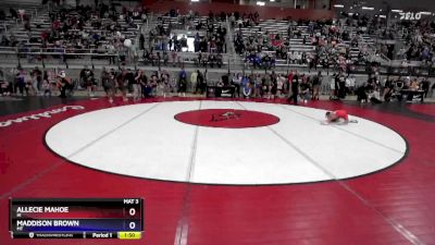 62 lbs Quarterfinal - Allecie Mahoe, HI vs Maddison Brown, MT