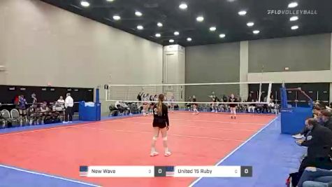 New Wave vs United 15 Ruby - 2022 JVA World Challenge presented by Nike - Expo Only