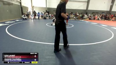 53 lbs Cons. Semi - Levi Launit, Mat Demon Wrestling Club vs Paxson Caldwell, Pioneer Grappling Academy